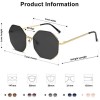 SOJOS Sunglasses for Women Polygon Sunglasses UV400 AURA SJ1128