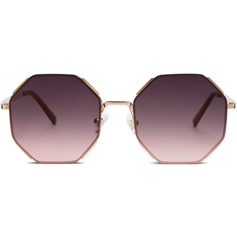 SOJOS Sunglasses for Women Polygon Sunglasses UV400 AURA SJ1128