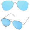 SOJOS Classic Aviator Sunglasses for Women Men Mirrored UV400 Lens Vintage Metal Frame SJ1030