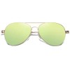 SOJOS Classic Aviator Sunglasses for Women Men Mirrored UV400 Lens Vintage Metal Frame SJ1030