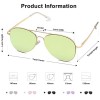 SOJOS Classic Aviator Sunglasses for Women Men Mirrored UV400 Lens Vintage Metal Frame SJ1030