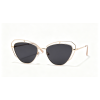 LILISUNLI Polarized Small Polygon Sunglasses for Women, Vintage Octagon Thin Metal Frame UV400 for Driving Fishing
